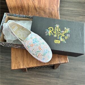 Keds x Rifle Paper Co. Floral Canvas Slip-Ons